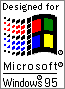 Designed for Microsoft® Windows® 95